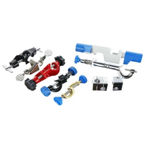 Lab Cross Clamp Set – Small Medium Large Sizes – Chemistry Stand Support Tool