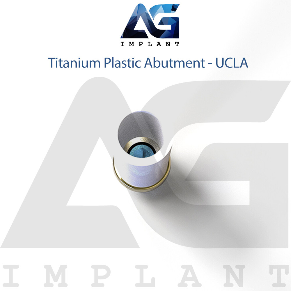 5 Titanium Base Anti Roatational Plastic Castable Abutment UCLA Int Hexagon