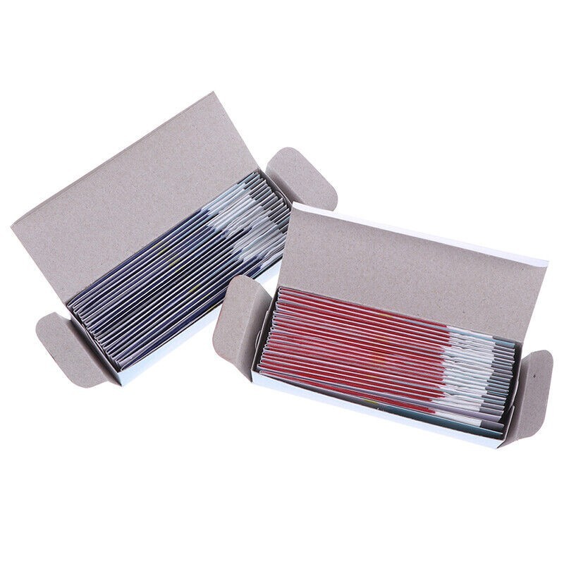 Dental Articulating Paper Practical Soft Thin Strips Red/ Blue 10 Sheet *20 Book