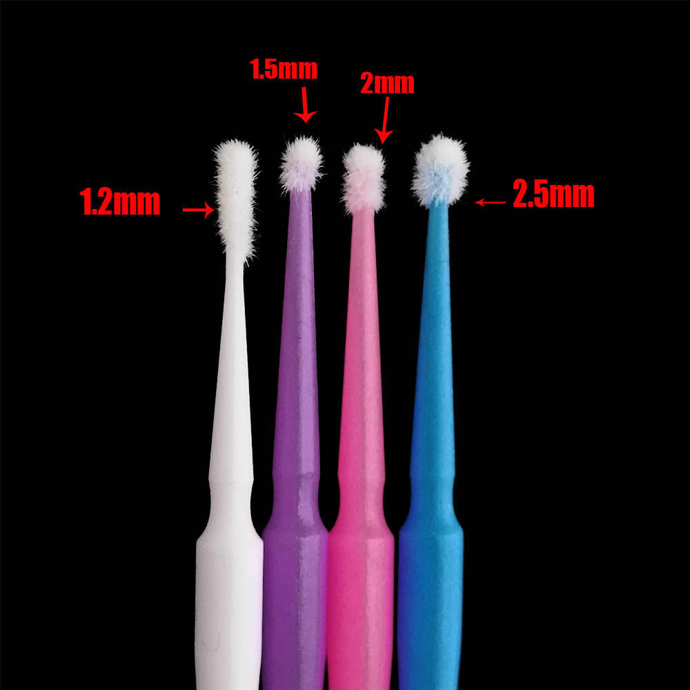 Dental Disposable Materials Microbrush Tooth Applicators Blue/Green/Purple/White