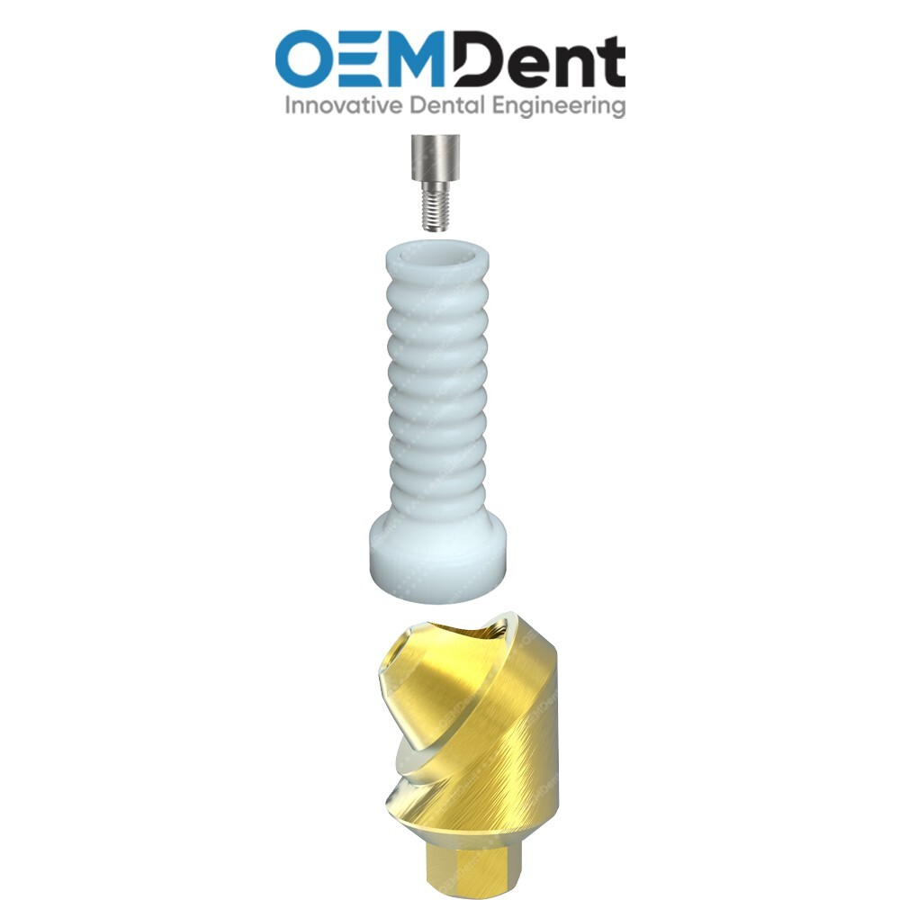 Dental Angulated Multi Unit 1.4 Plastic Sleeve Set 60° DSI® Compatible Int Hex