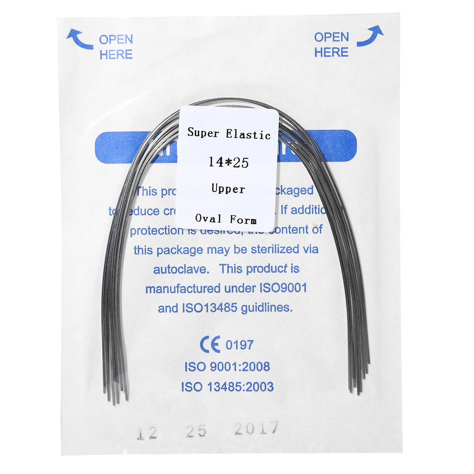 10pcs Dental Ortho Arch Wire Niti Super Elastic Rectangular Oval/Ovoid/Natural