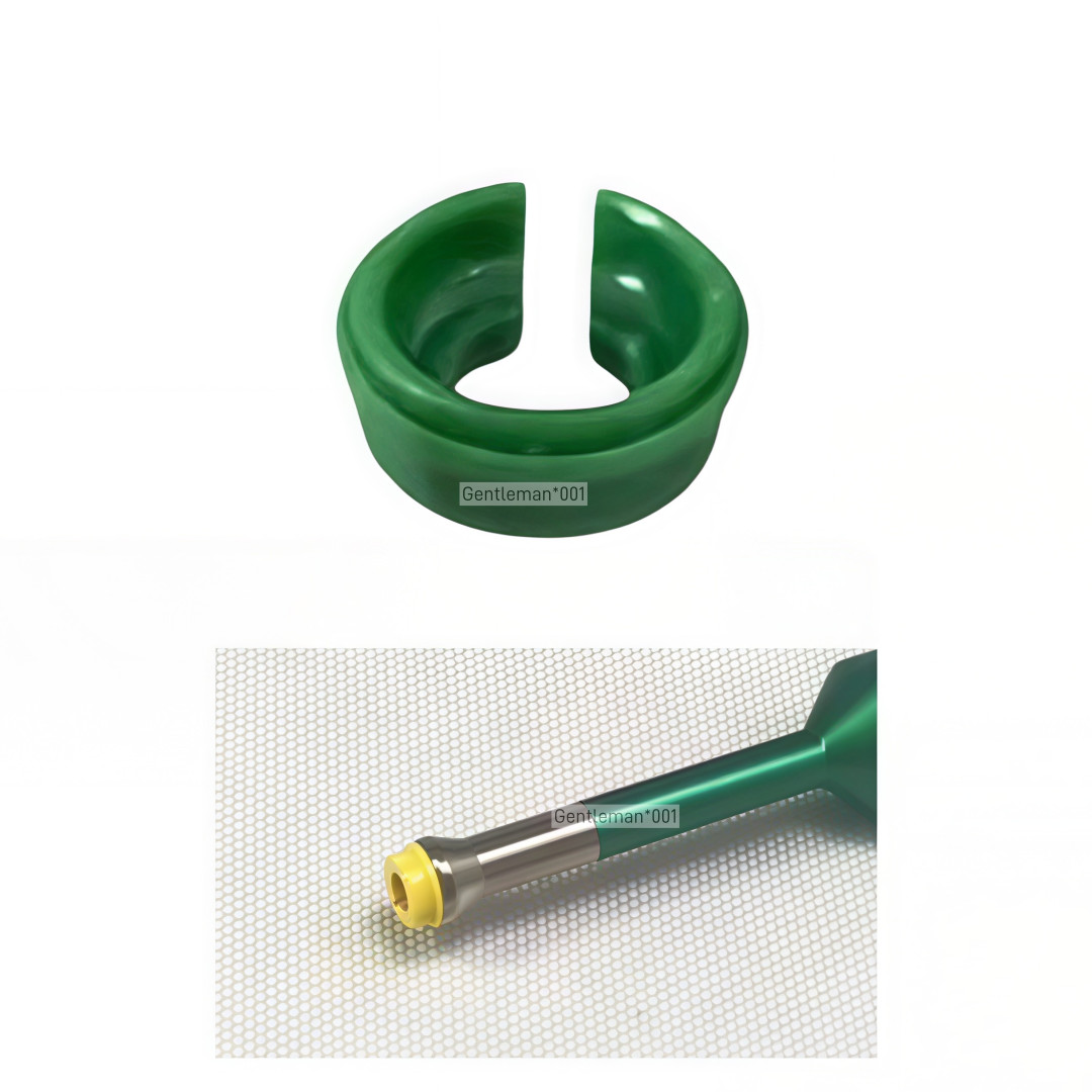 PEEK Cap Retention Insert Caps Novaloc Type Titanium Housing Strong Force 3.5