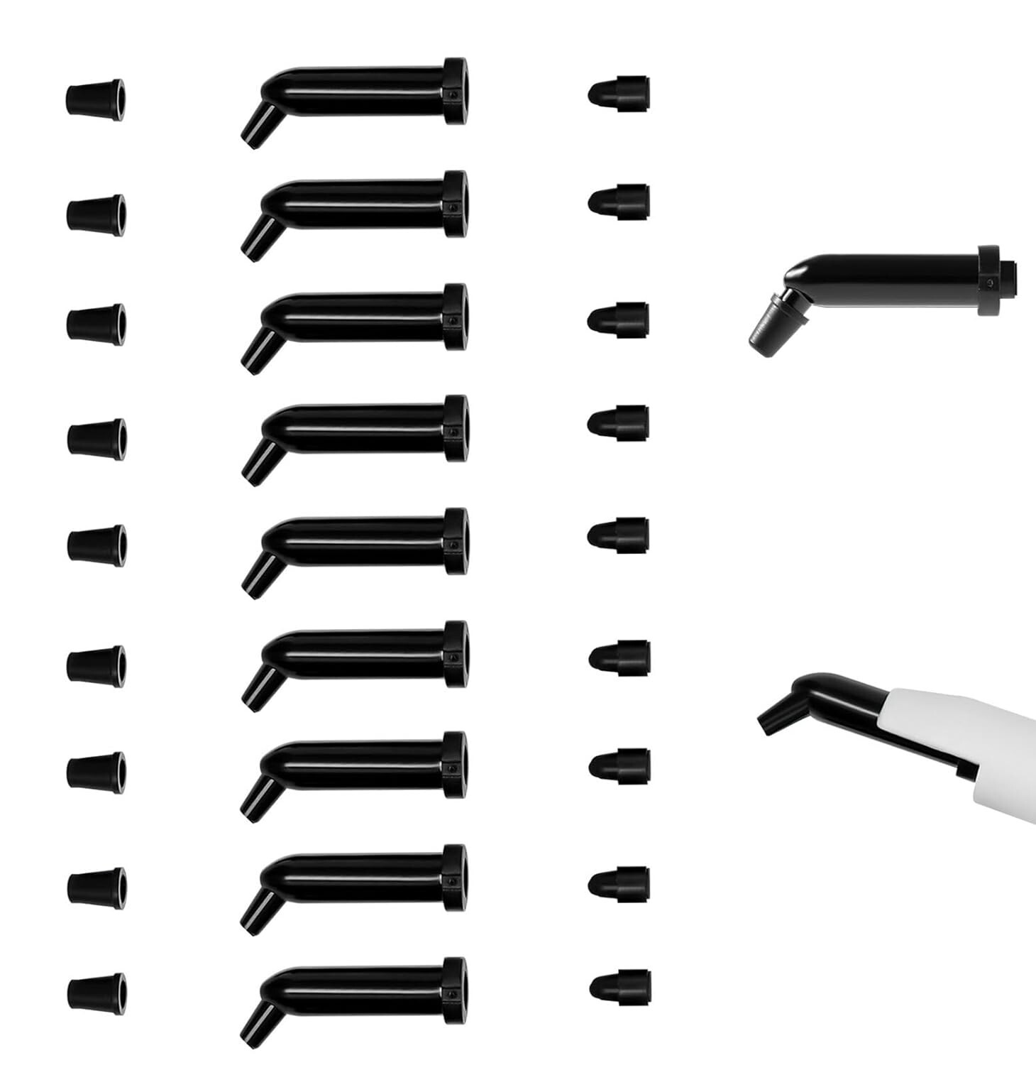 50 Sets JMU Dental Unidose Copsules Tips Set for Dental Composite Dispenser Gun