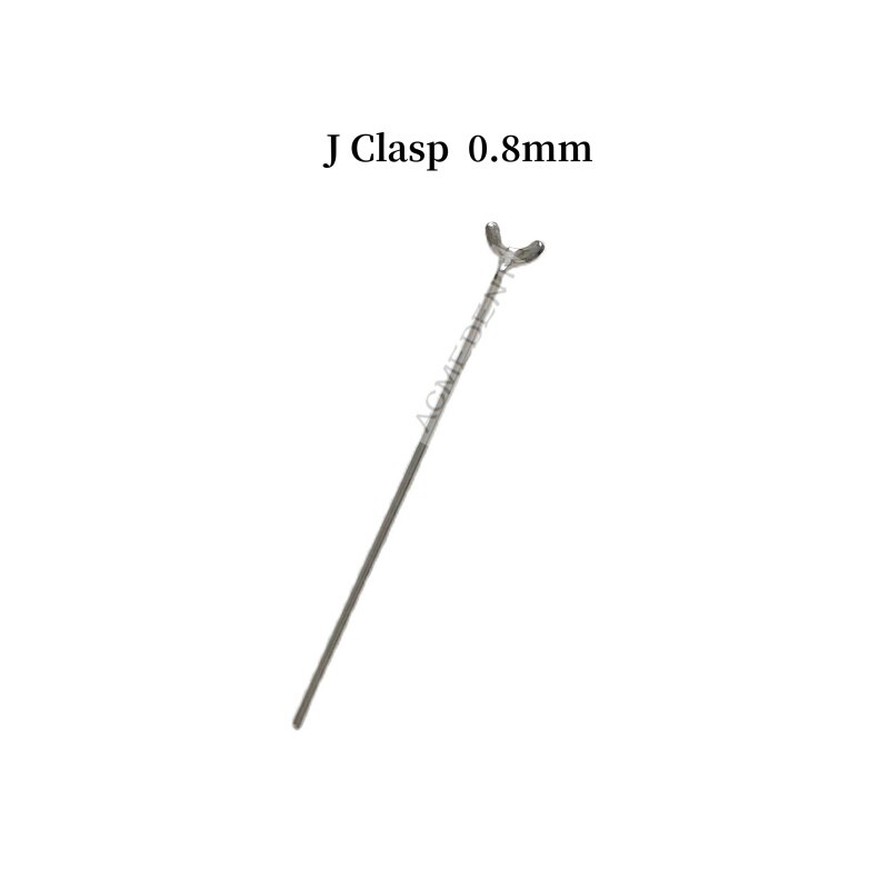 Dental Ball Retainer J Clasp Oblique Clasps Bars 0.8mm 0.9mm Y-Type Scheu Style