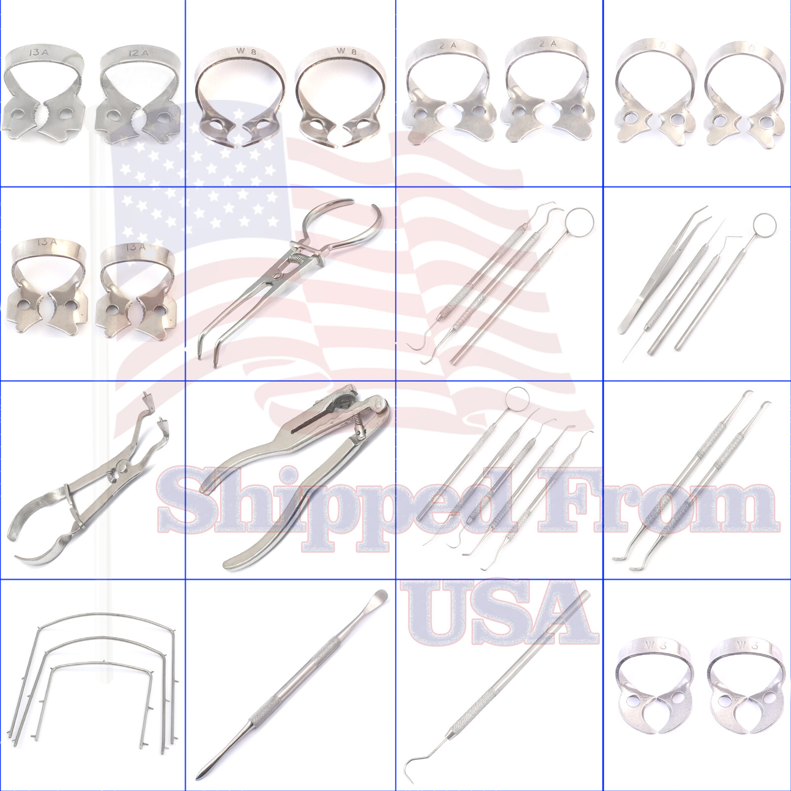 Professional Rubber Dam Clamps Instruments Forceps,Rubber dam Frame Dental-PICK
