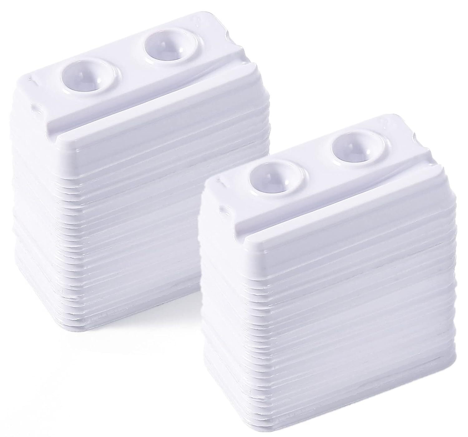 200/Box JMU Dental Disposable Dental Mixing Well – 2 Wells Mini Mixing Trays