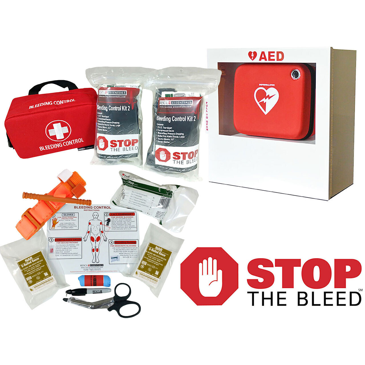 Stop The Bleed – Dual Treatment Kit