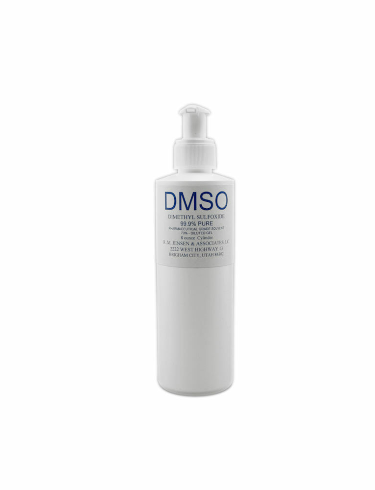 DMSO 70% GEL WITH DEIONIZED WATER 8 OZ PUMP BOTTLE