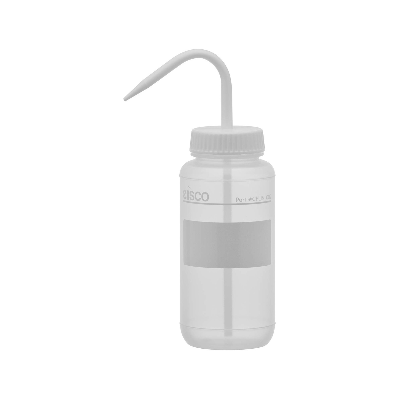 EISCO Chemical Wash Bottle, No Label, 500ml – Wide Mouth, 16.9 Ounces, Clear