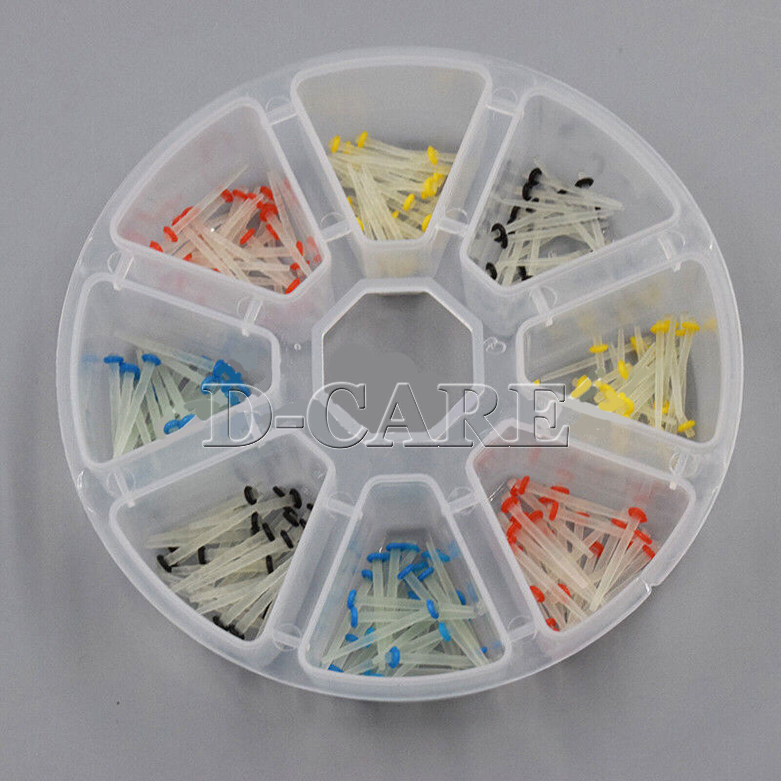 200Pcs Dental Fiber Post Glass Quartz Teeth Restorative 1.0/1.2/1.4/1.6/1.8mm