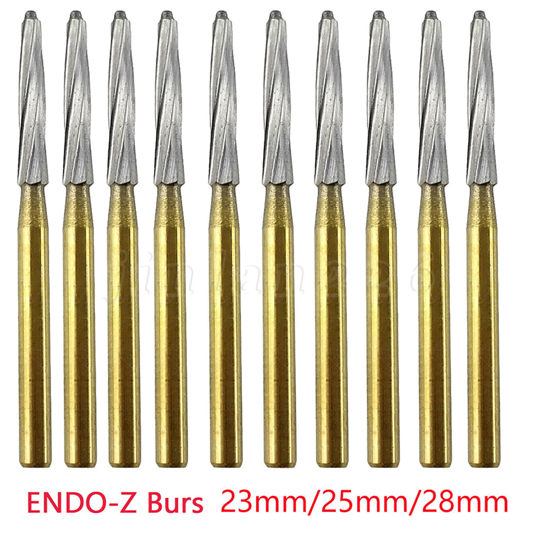 Endo-Z Bur Dental Carbide Tungsten1.4*21mm/23mm/25mm/28mm Surgical Cutter 10Pcs