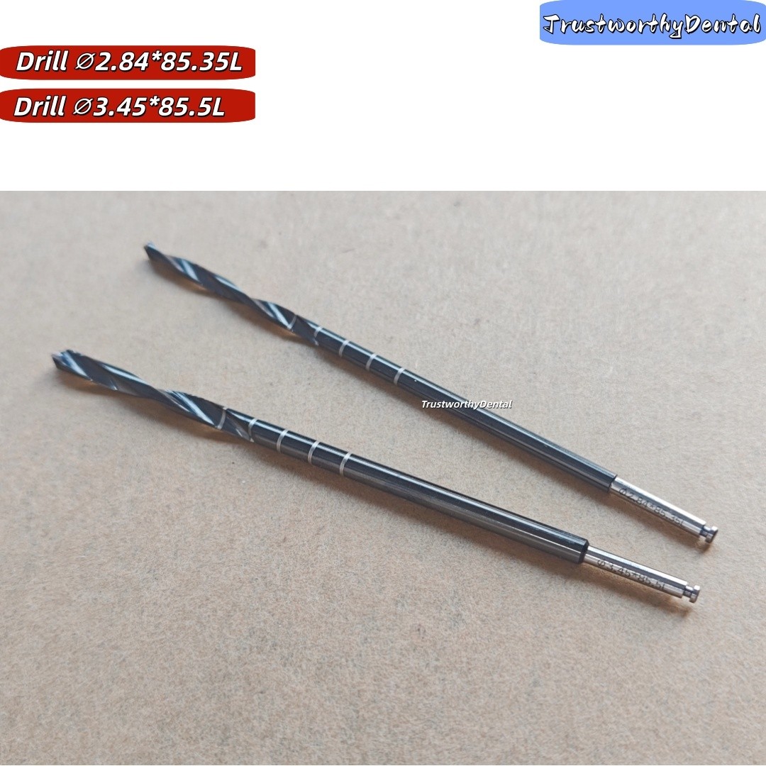 Dental Implants DLC Zygomatic Drills Preparation of zygomatic implant cavity
