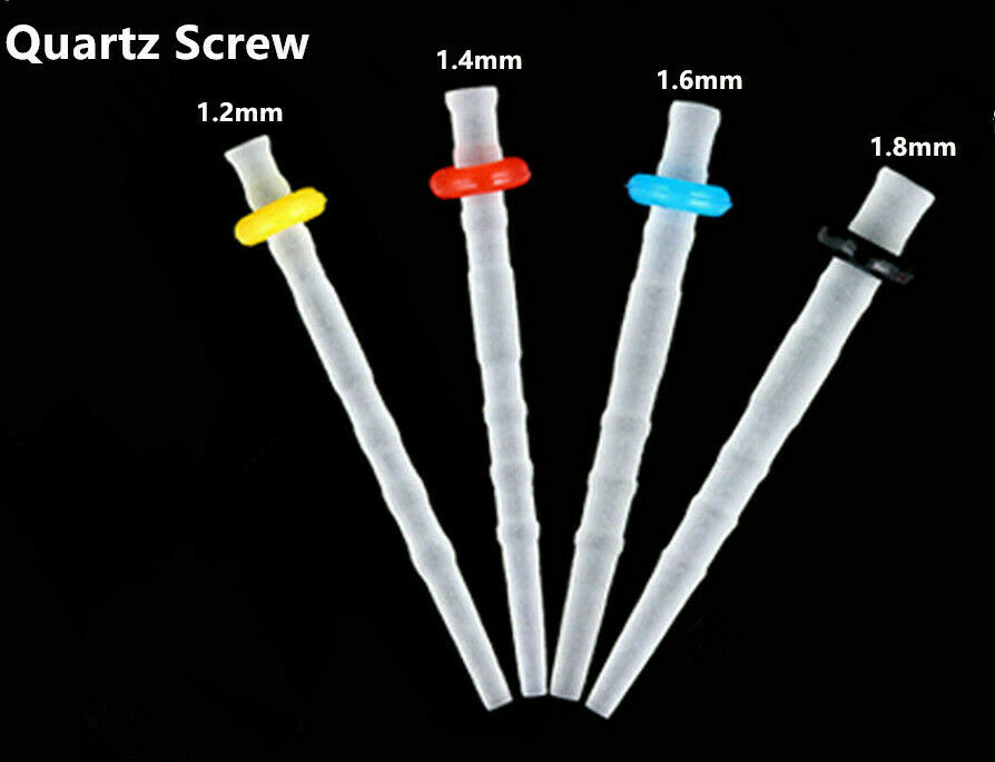 Dental Fiber Post Quartz Screw 1.2 1.4 1.6 1.8mm Pole Teeth Restoration Post