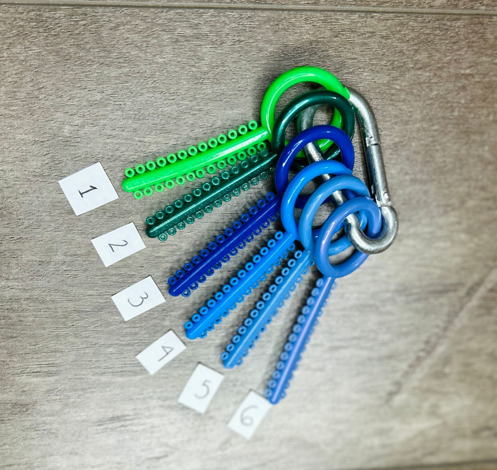 Dental Orthodontic Ligature Ties Elastic Rubber 1040 Pcs