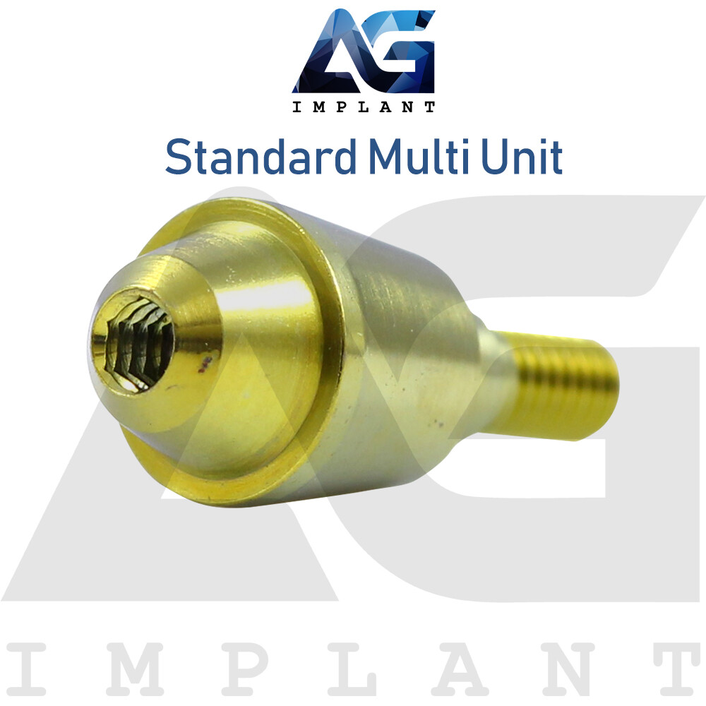 Straight Multi Unit 1.6 Prosthetic System Titanium Sleeve Set Hexagon 2.42mm