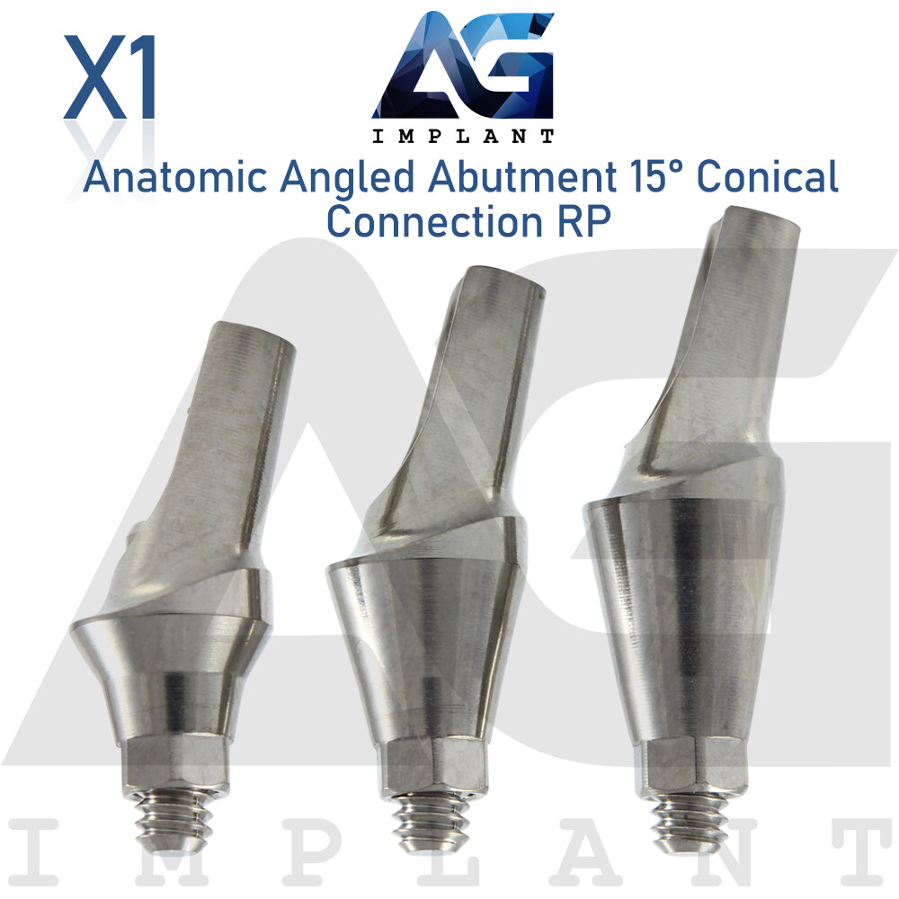 Anatomic Angular Prosthetic System 15° RP Titanium Conical Connection 2.65mm