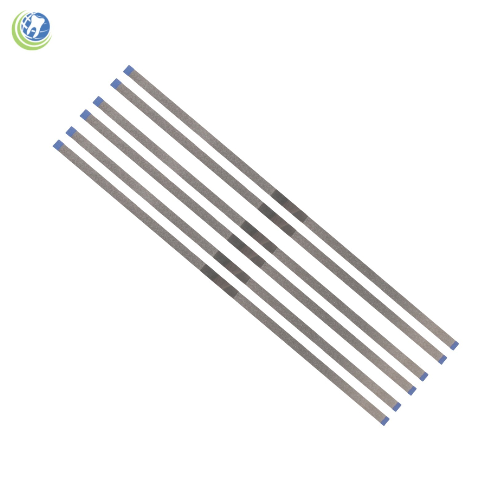 Dental Stainless Steel Diamond Polishing Strips 4.0mm Single Side Interproximal