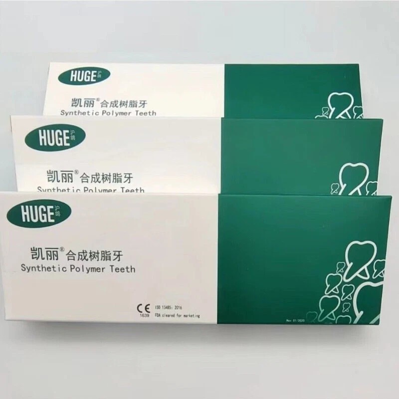 5 Set Dental Multi-Purpose Upper & Lower Resin Denture Teeth A2 -T8 Full Tool