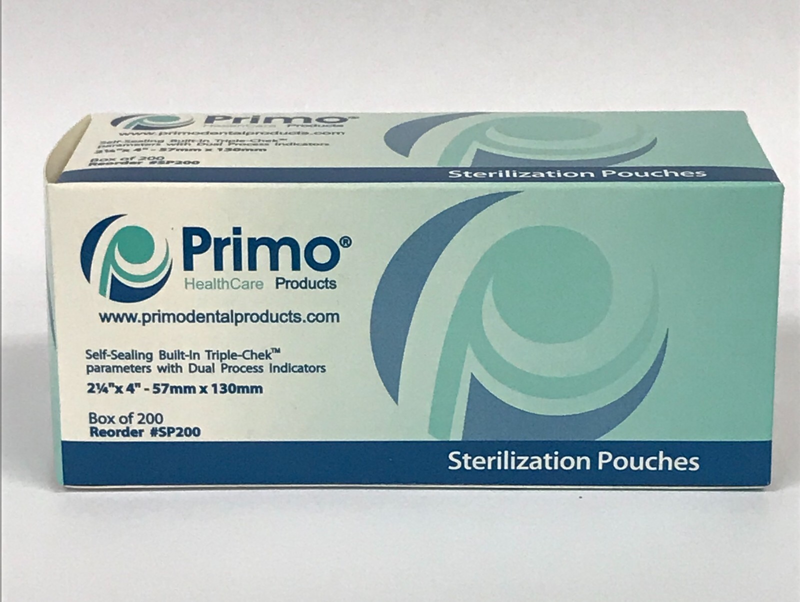 Primo Triple Chek Sterilization Pouch 2.25 x 4 (200) Bags Dental Tattoo Nail