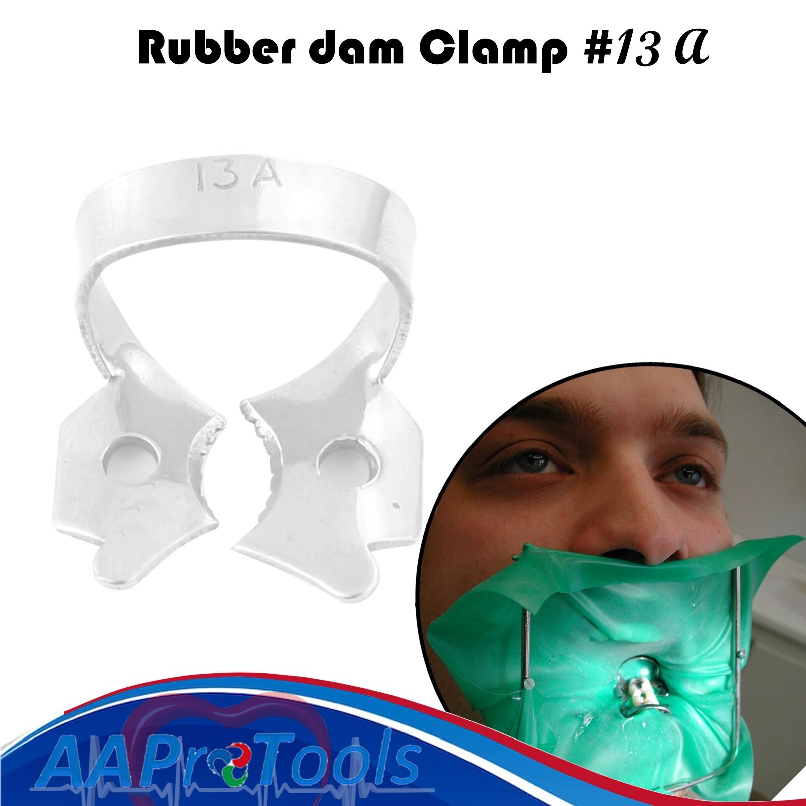 AA Pro: 2pc New UNI Endodontic Rubber Dam Clamp #13A Surgical Dental Instruments