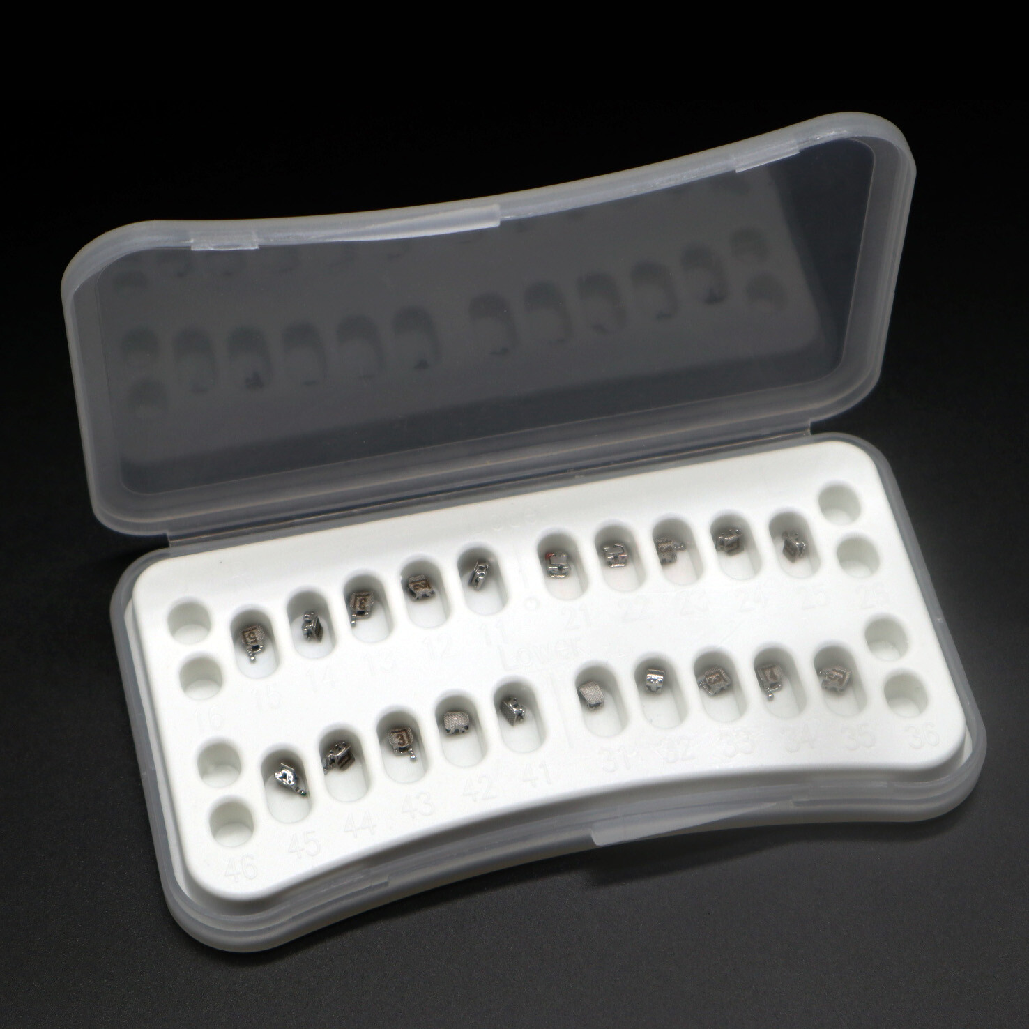 EASYINSMILE Dental Self-ligating Metal Brackets Brace Orthodontic ROTH/MBT 022