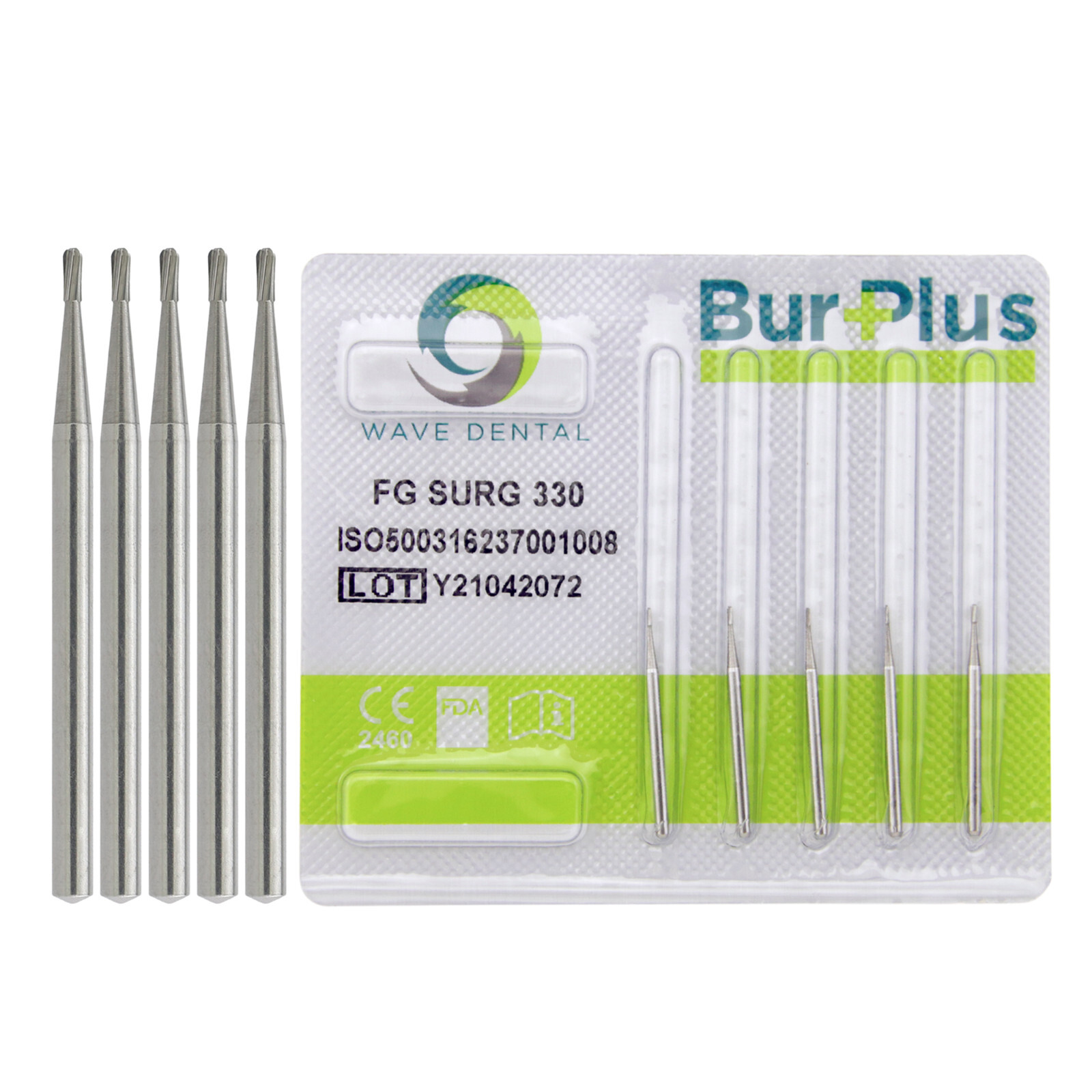 Wave Dental Surgical Carbide Bur Pear 330 FG SURG High Speed Turbine Drill Prima