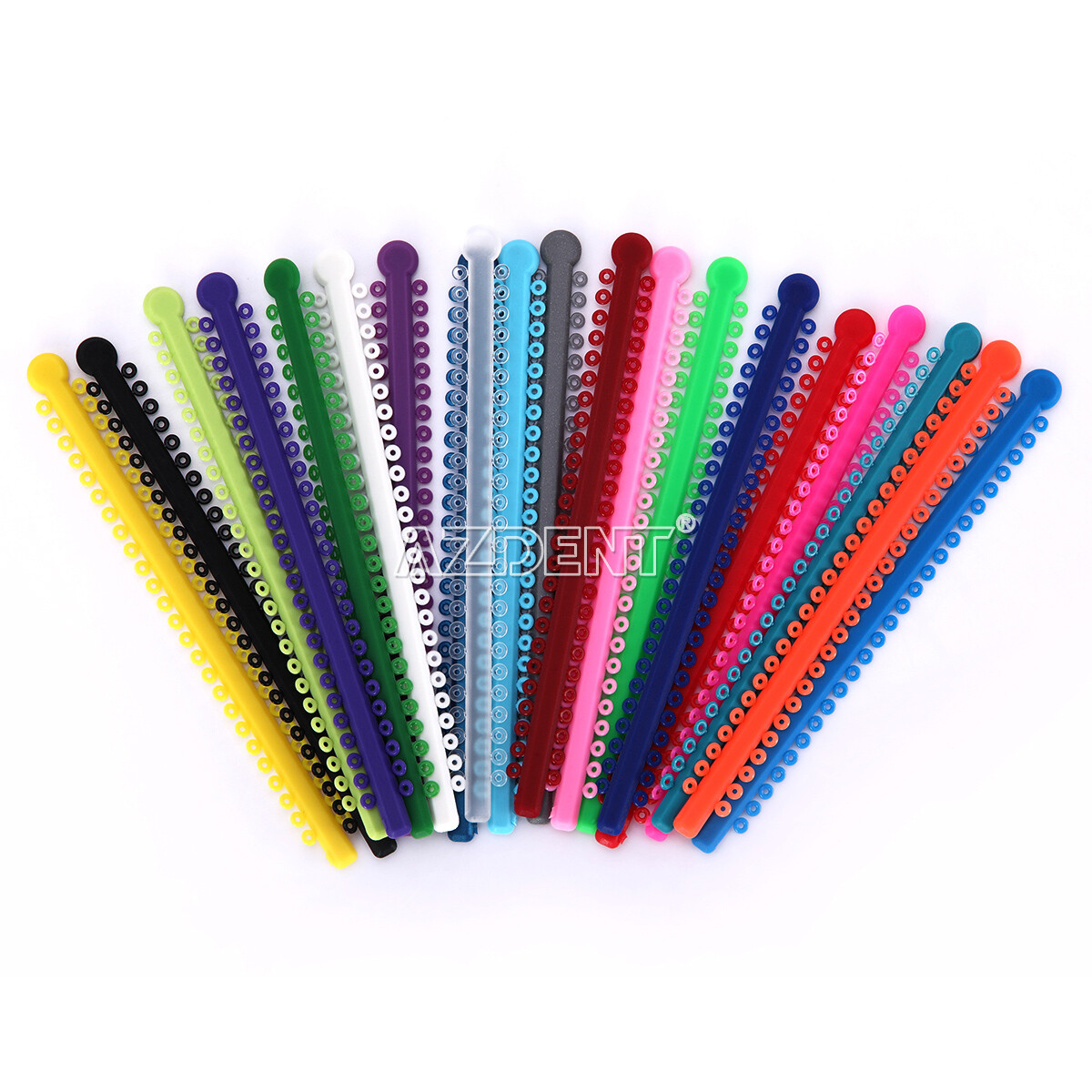 1000pcs Dental Orthodontic Elastic Ligature Ties Brackets Braces Rubber Bands