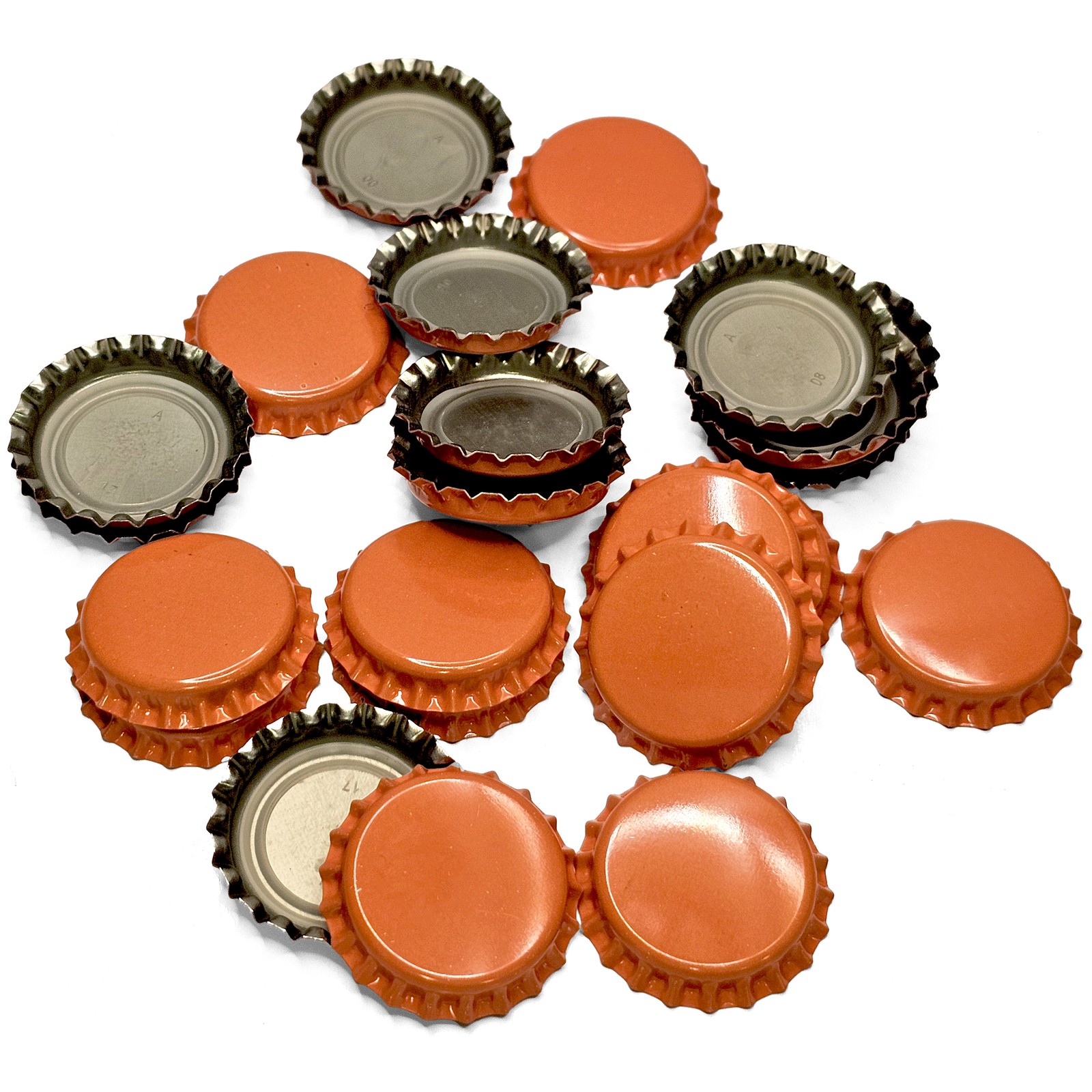Plain Orange Caps – 144 Ct.