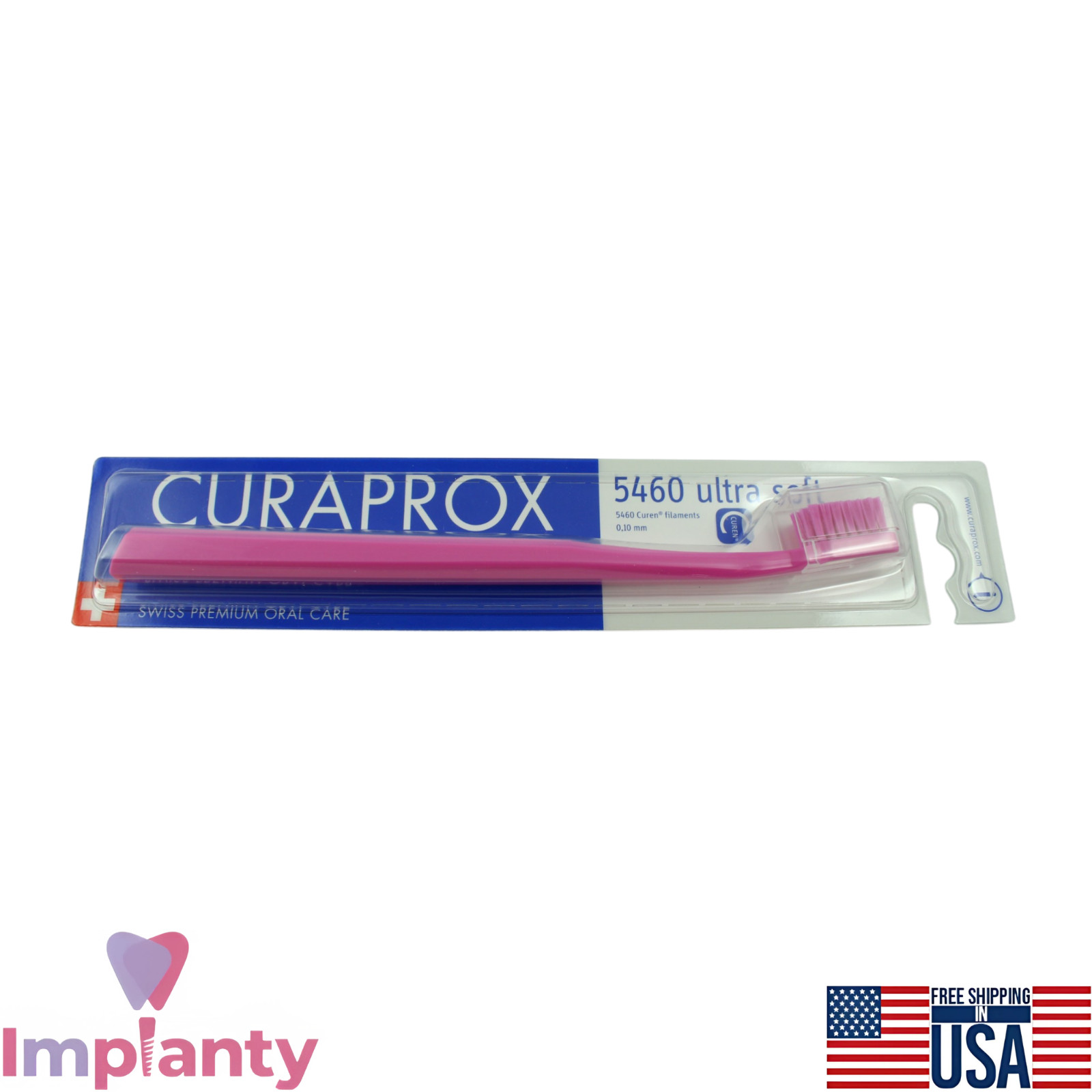 Curaprox Ultra Soft Dental Toothbrush CS 5460 Plaque Removal Gentle Cleaning