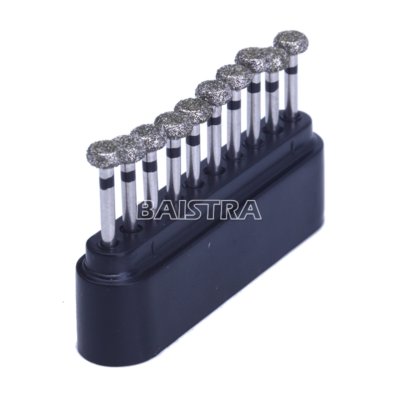 10pcs Dental Super Coarse Diamond FG Burs Drills for High Speed Handpiece AZDENT