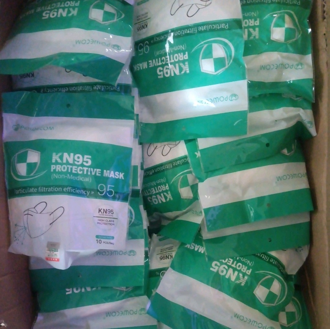 KN95 Protective Mask Earloop Style 10 Pcs Per Bag Lot Of 10 Bags 100 total