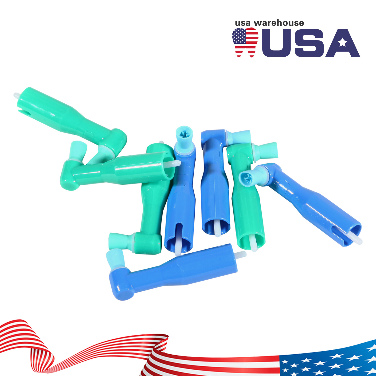 100 pcs Dental Disposable Prophy Angles Top Quality Money back guarantee! Colors