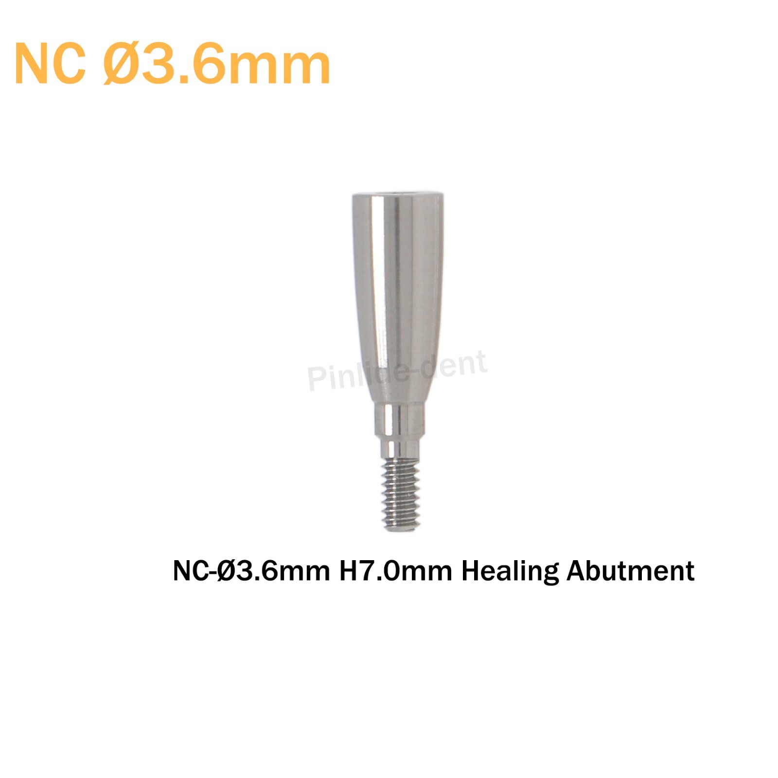 Dental Healing Abutment NC Ø3.6/4.8mm Dia Cover Screw fits ITI Straumann BL/BLT