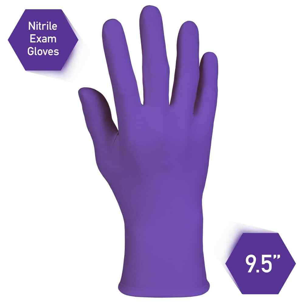 100 Pack Kimtech 55082 Disposable Gloves, Size Medium, 6 mil, Nitrile