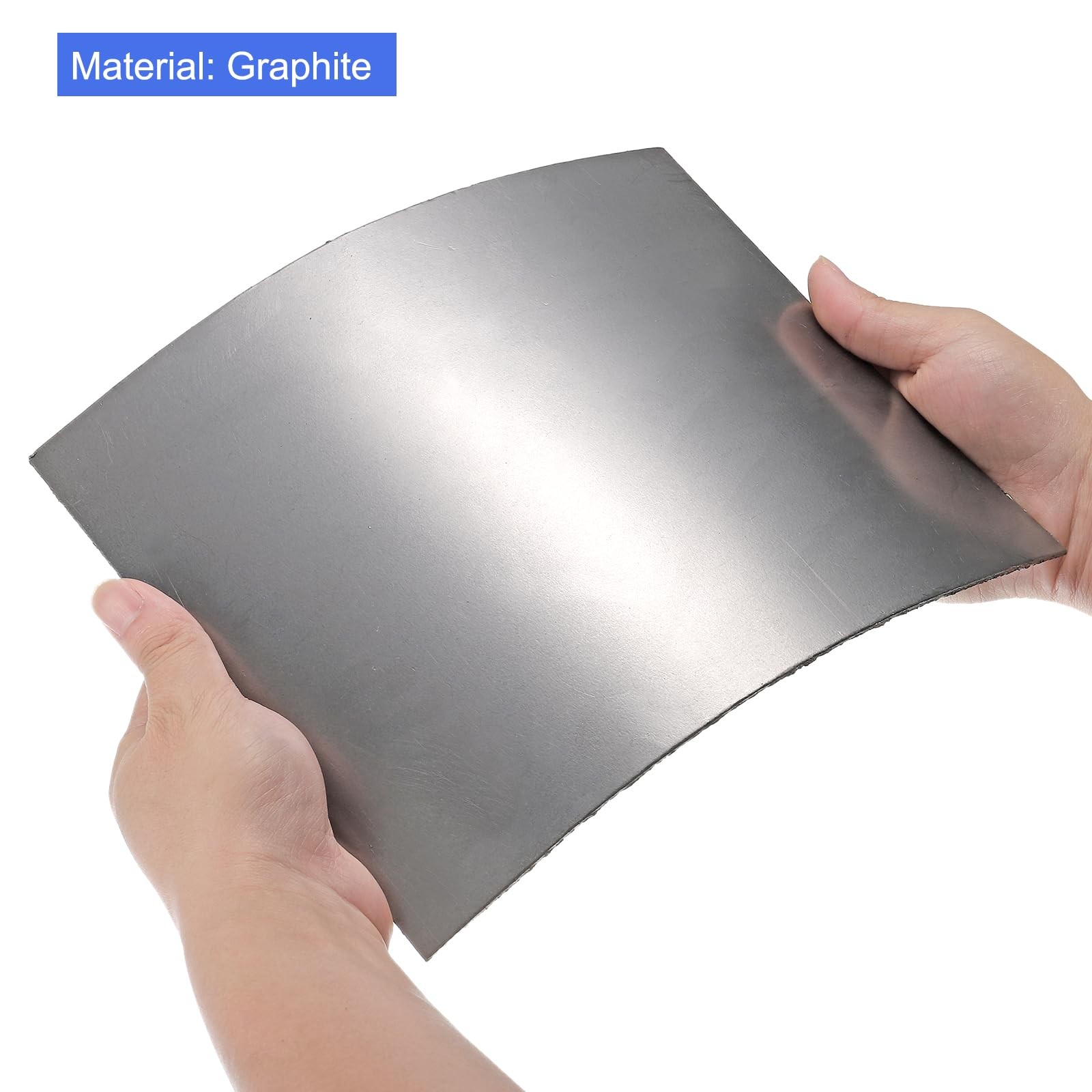 PATIKIL Flexible Graphite Foil Graphite Gasket Sheet 250x200x1mm, Pack of 4