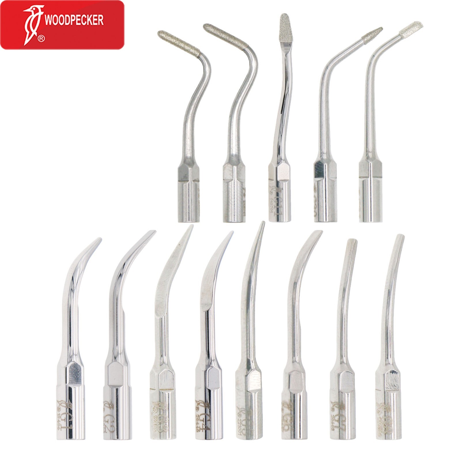 Original Woodpecker Dental Ultrasonic Scaler Tips for EMS Handpiece G Series G1