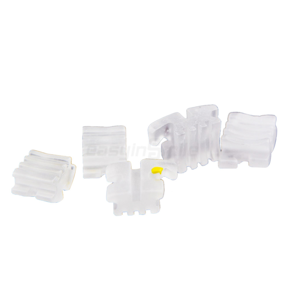 1/10Pk Orthodontic Ceramic Brackets Roth/MBT 022 3/345 Hooks Dental Clear Braces