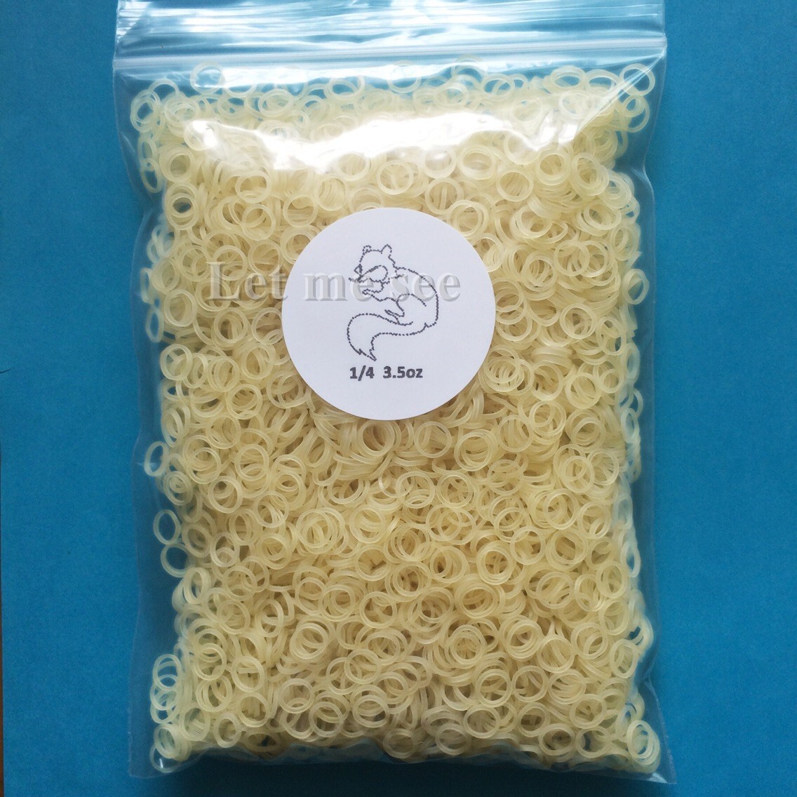 5000Pcs/Pack 1/4″ 3.5 OZ Dental Orthodontics Rubber Bands Elastics Bands