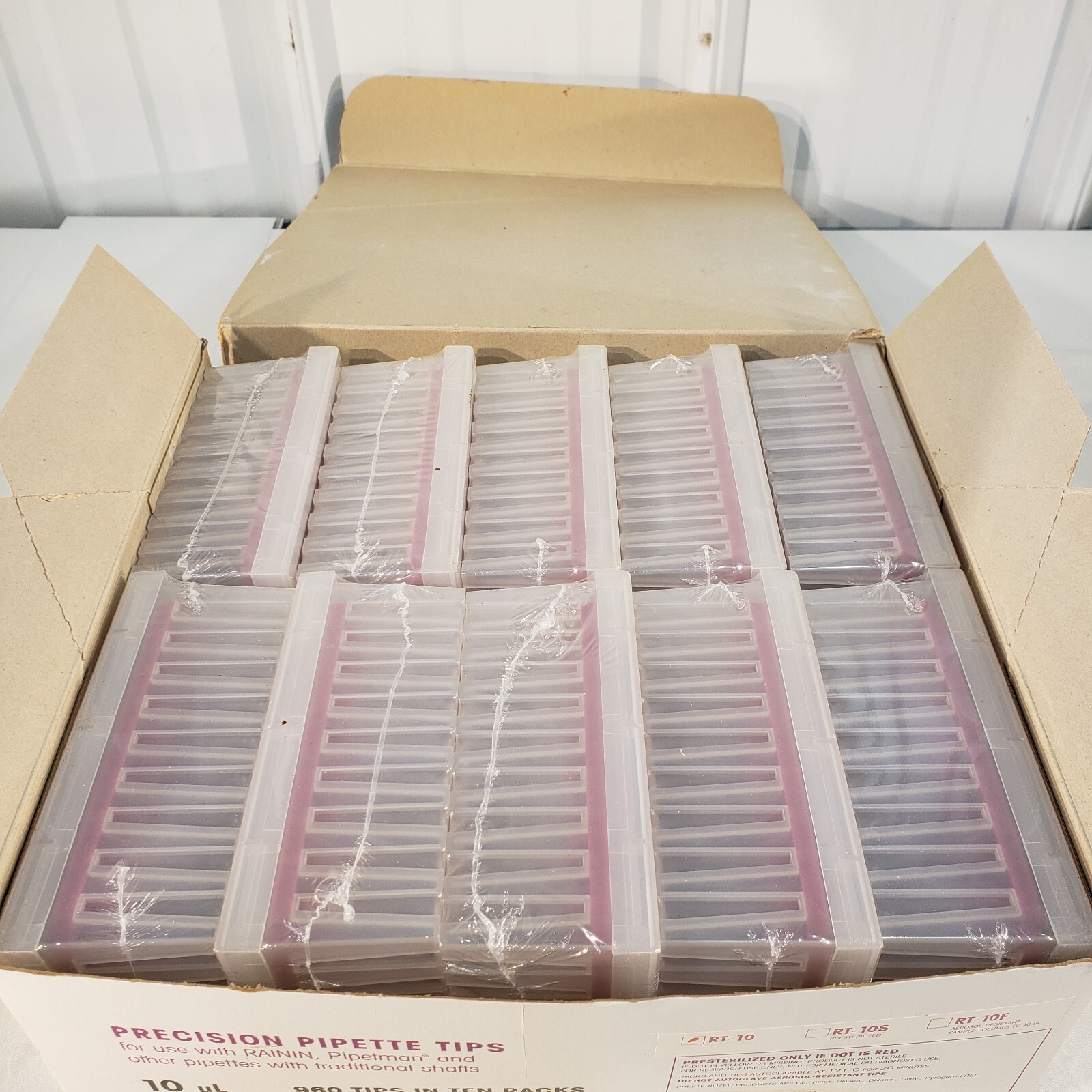 RAININ RT-10 10uL Precision Pipette Tips Pack Of 960 New Old Stock NOS