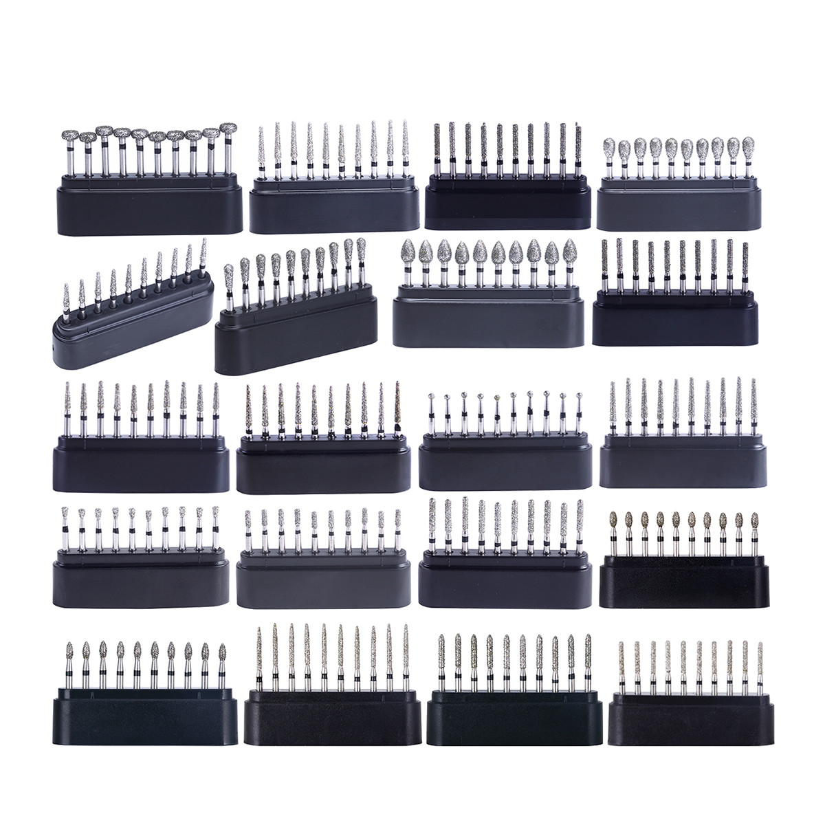 30pcs Dental Super Coarse Diamond FG Bur for High Speed Handpiece Circular wheel