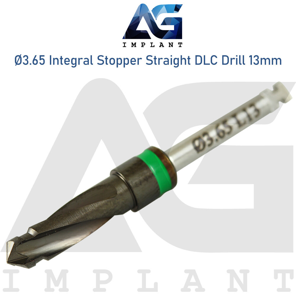 Ø3.65 Integral Stopper DLC Drill External Irrigation Step And Stop Tool Carbon
