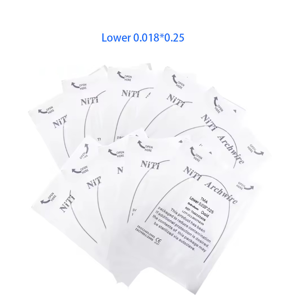 Dental Orthodontic TMA Beta Ti-Mo Arch Wires Ovoid Rectangular 1pc/pack