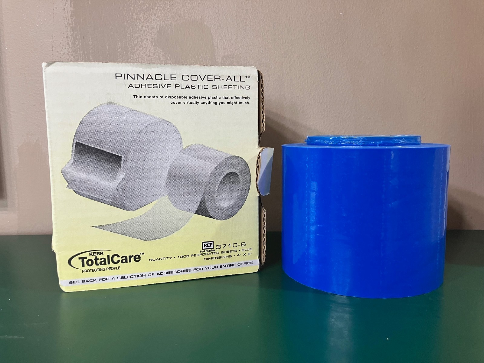 Dental Barrier Film Blue 4×6 Protective Plastic Wrap