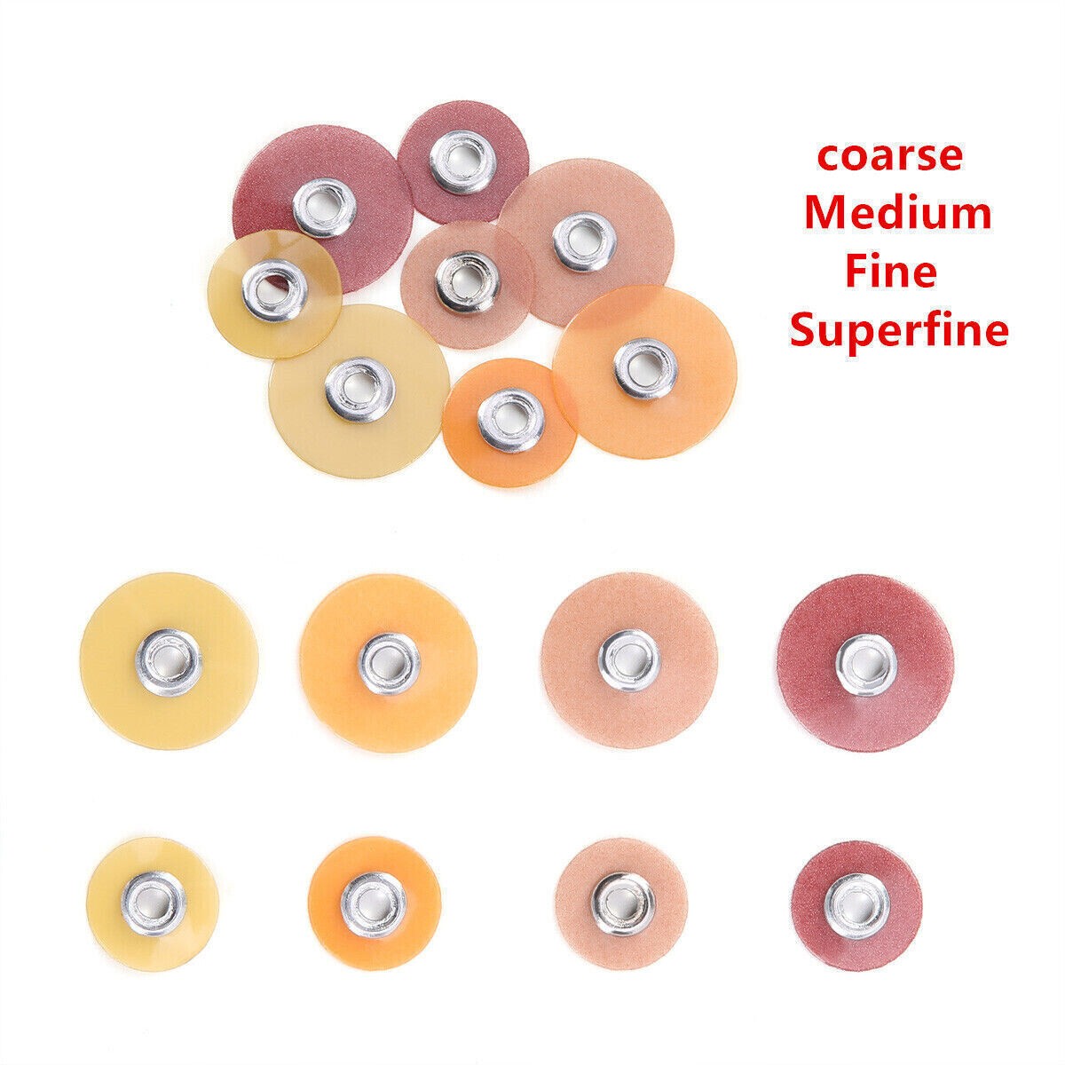 Dental Sof-Lex Superfine Composite Finishing Polishing Discs 9.5/12.7mm
