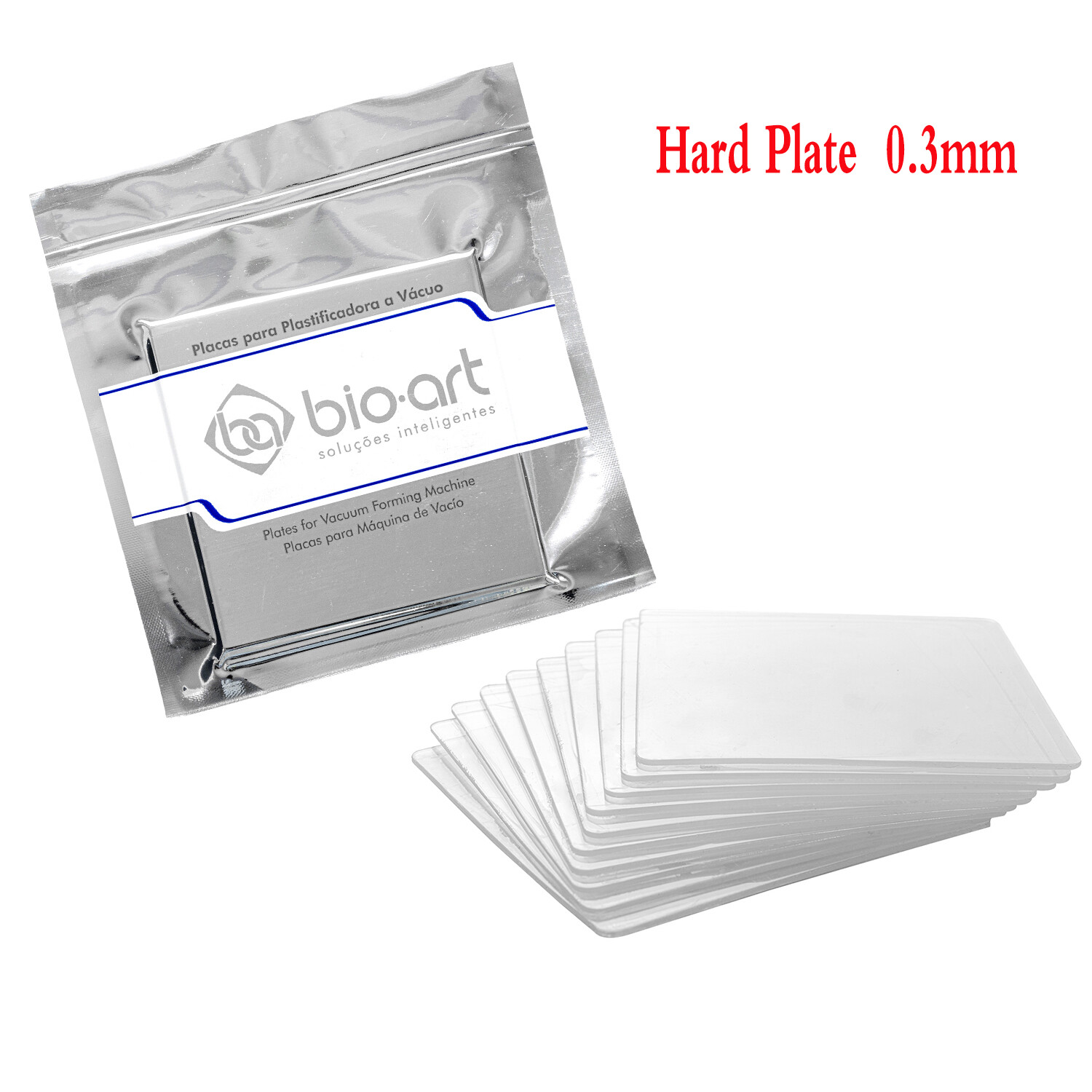 10Pcs Dental Hard Splint Thermoforming Material For Vacuum Forming Plate 0.3mm