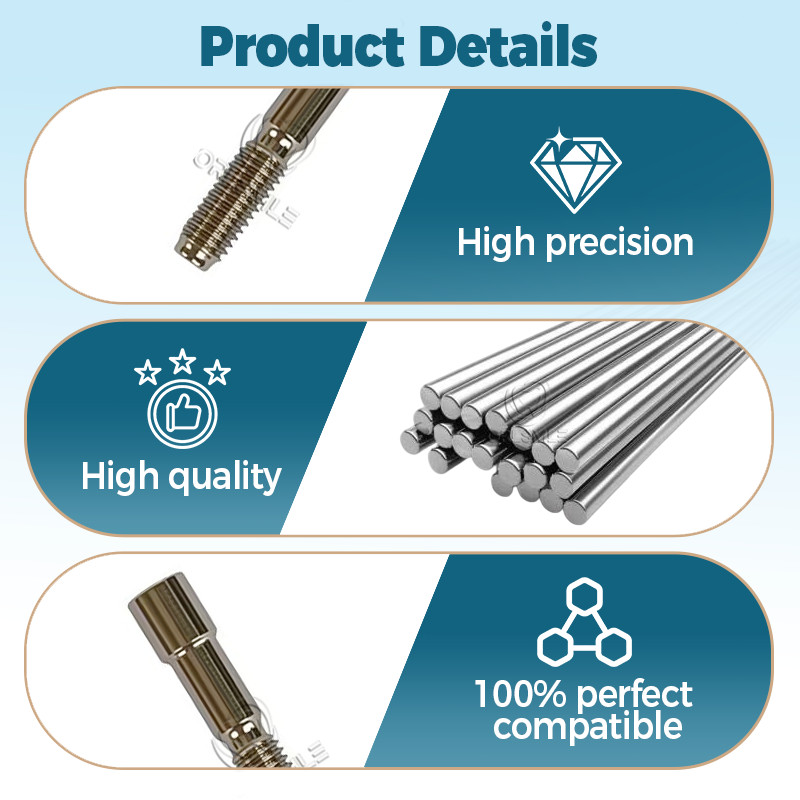 10/20/50/100 Pcs Titanium Abutment Screw Fits SIC Platform Regular