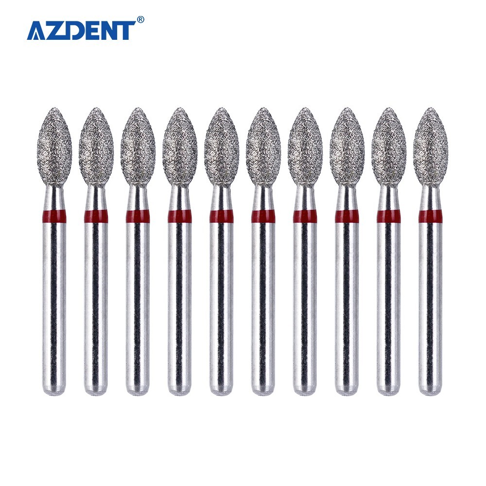 Dental Diamond Burs Football FG 368-023 Egg Shape Coarse Grit High Speed Burr
