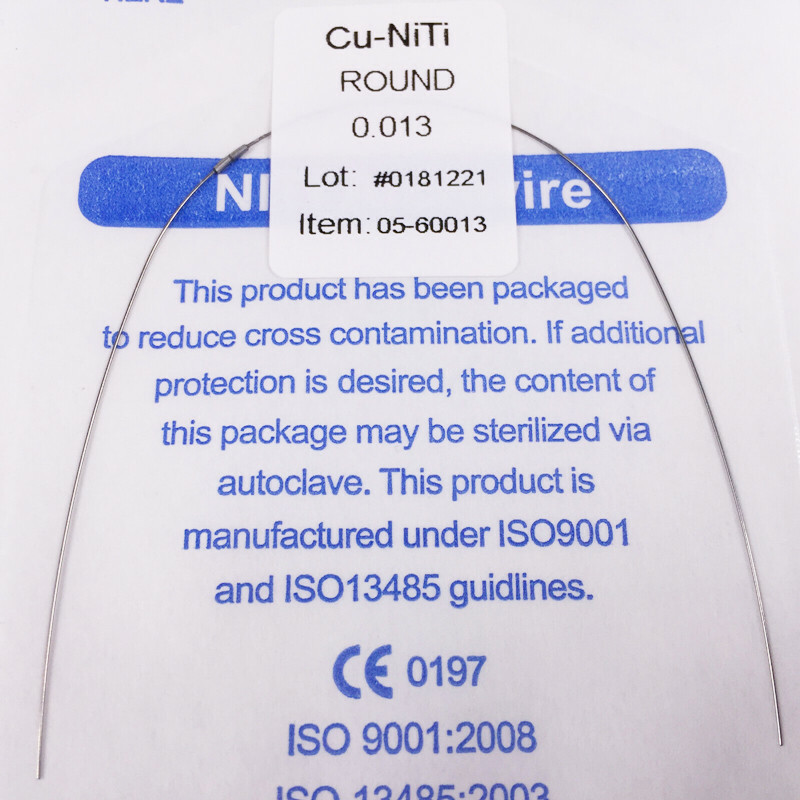 Dental Orthodontic Copper Cu-Niti Wires Arch Wires Rectangular Round Damon Stop