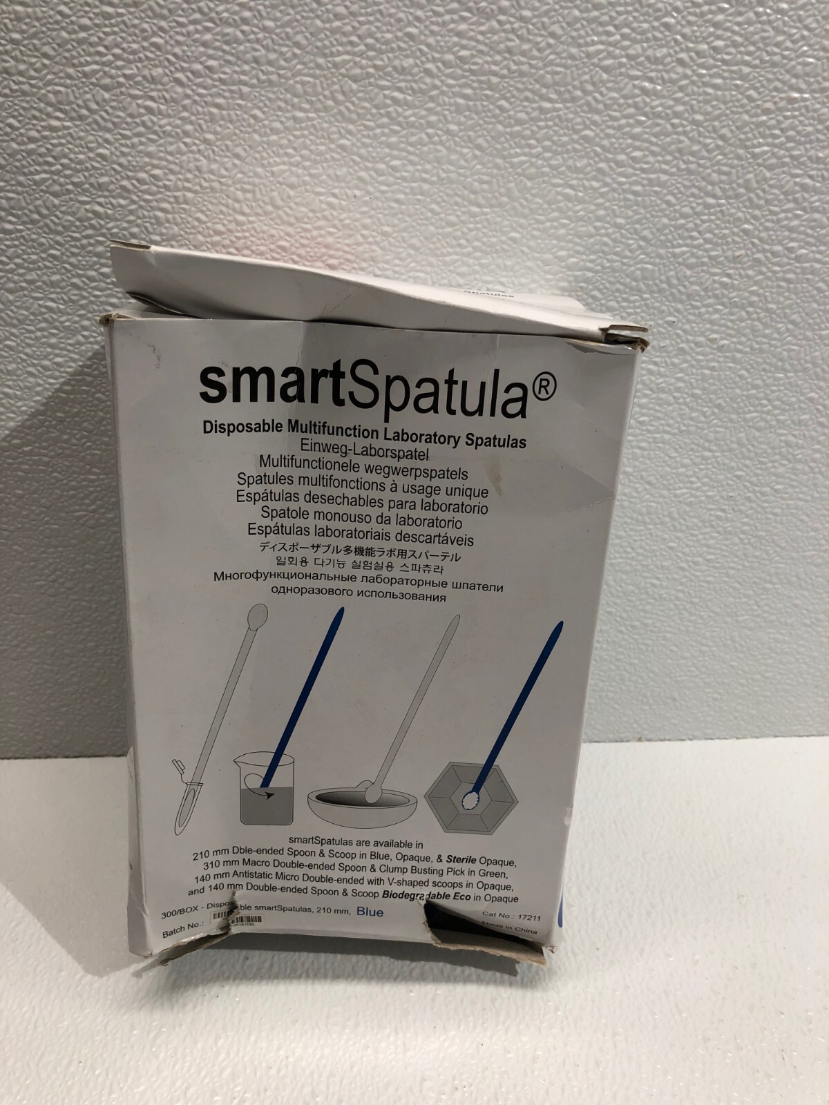 Sigma-Aldrich Disposable smartSpatula L 210mm Blue Standard Z560030